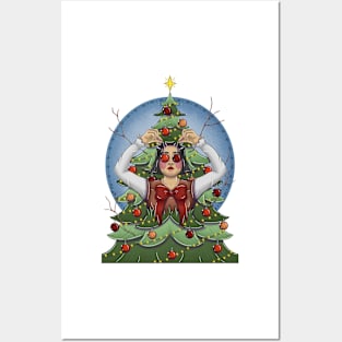 Christmas tree Posters and Art